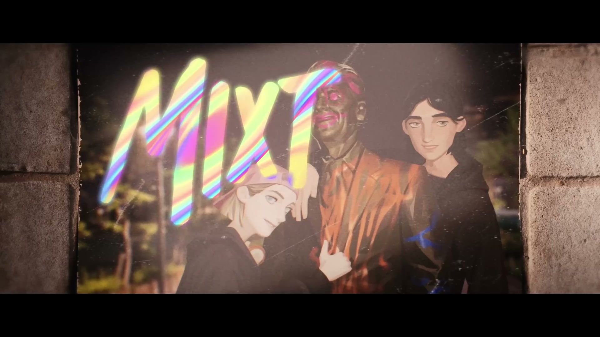 Mixtape trailer still with the main cast